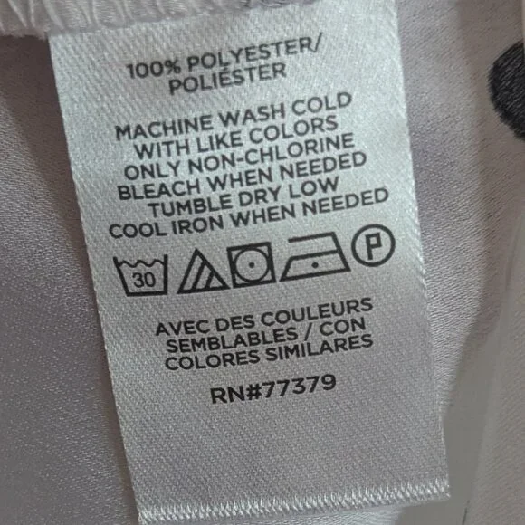 NWT Ann Taylor Classic Shirt Polka Dots Size Large - Picture 4 of 12